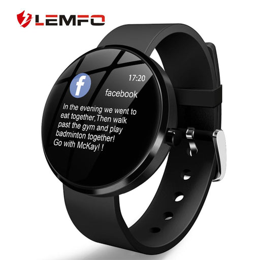 2019 New Smart Watch IP68 Waterproof Heart Rate Blood Pressure Monitoring LEMFO Smartwatch Fitness Tracker for Men Women