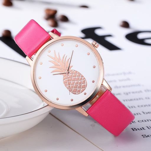 2019 Top Brand Wome Watches Luxury Fashion Leather Band Analog Quartz Round Wrist Watch Watches bayan saati horloge dames *L