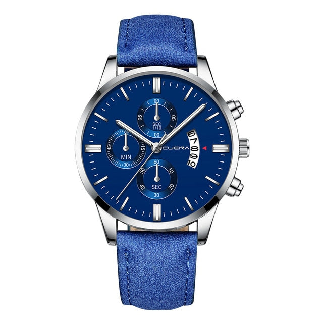 Man Crystal Stainless Steel Sport Analog Quartz Wrist Watch Top Brand Luxury Mens Business Sport Watch relogio masculino USPS