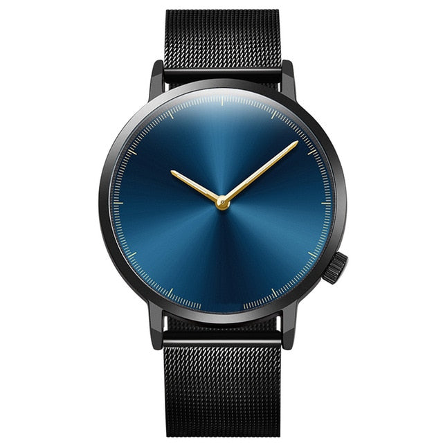 Mens Business Male Watch 2019 Fashion Classic Gold Quartz Stainless Steel Wrist Watch Watches Men Clock relogio masculino#YY