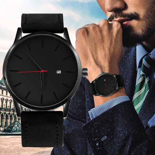 SOXY Men's Watch Fashion Watch For Men 2019 Top Brand Luxury Watch Men Sport Watches Leather Casual reloj hombre erkek kol saati